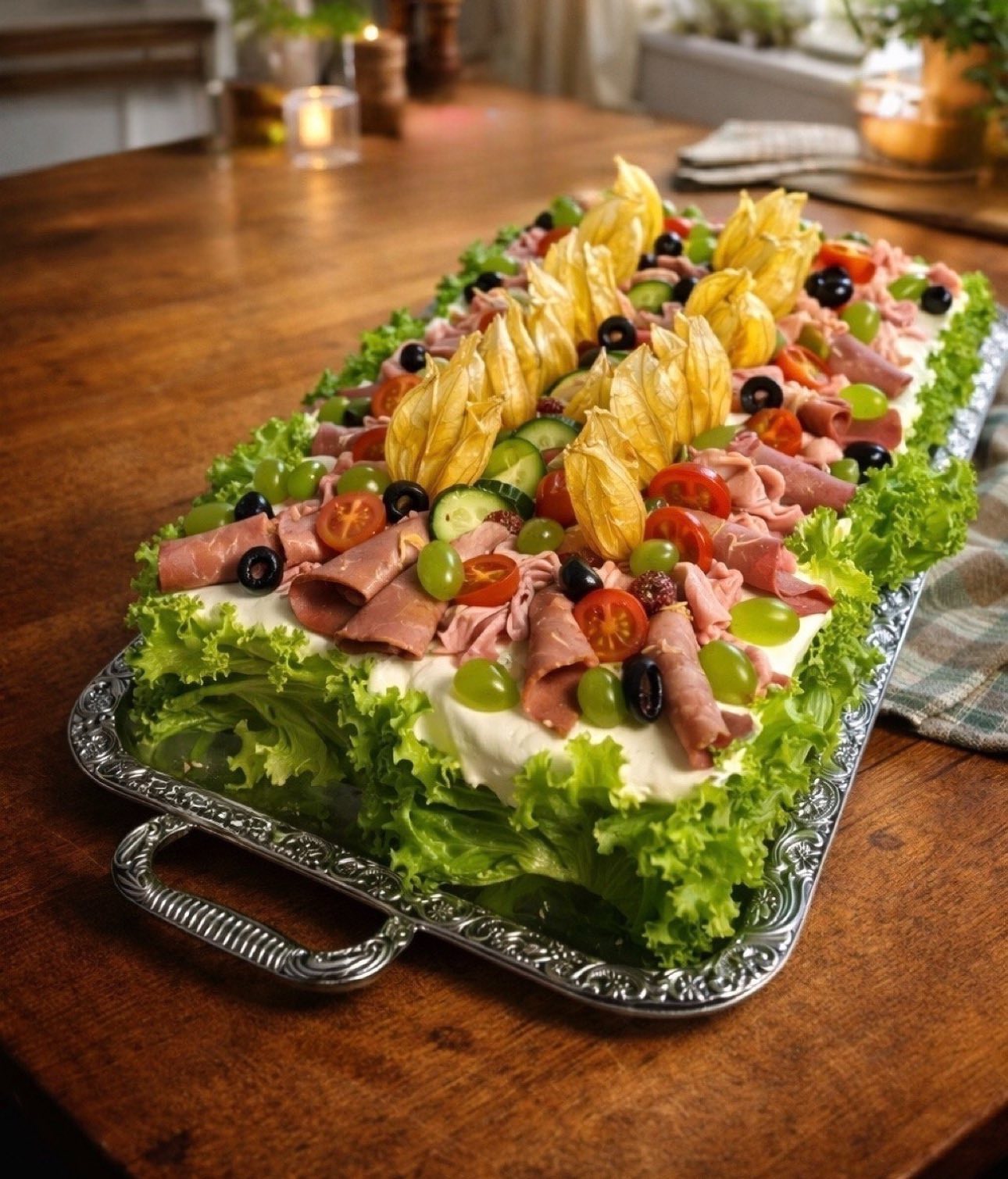 Smörgåstårta – Kött – Matro Catering i Sölvesborg